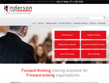 Tablet Screenshot of anderson-hr.com